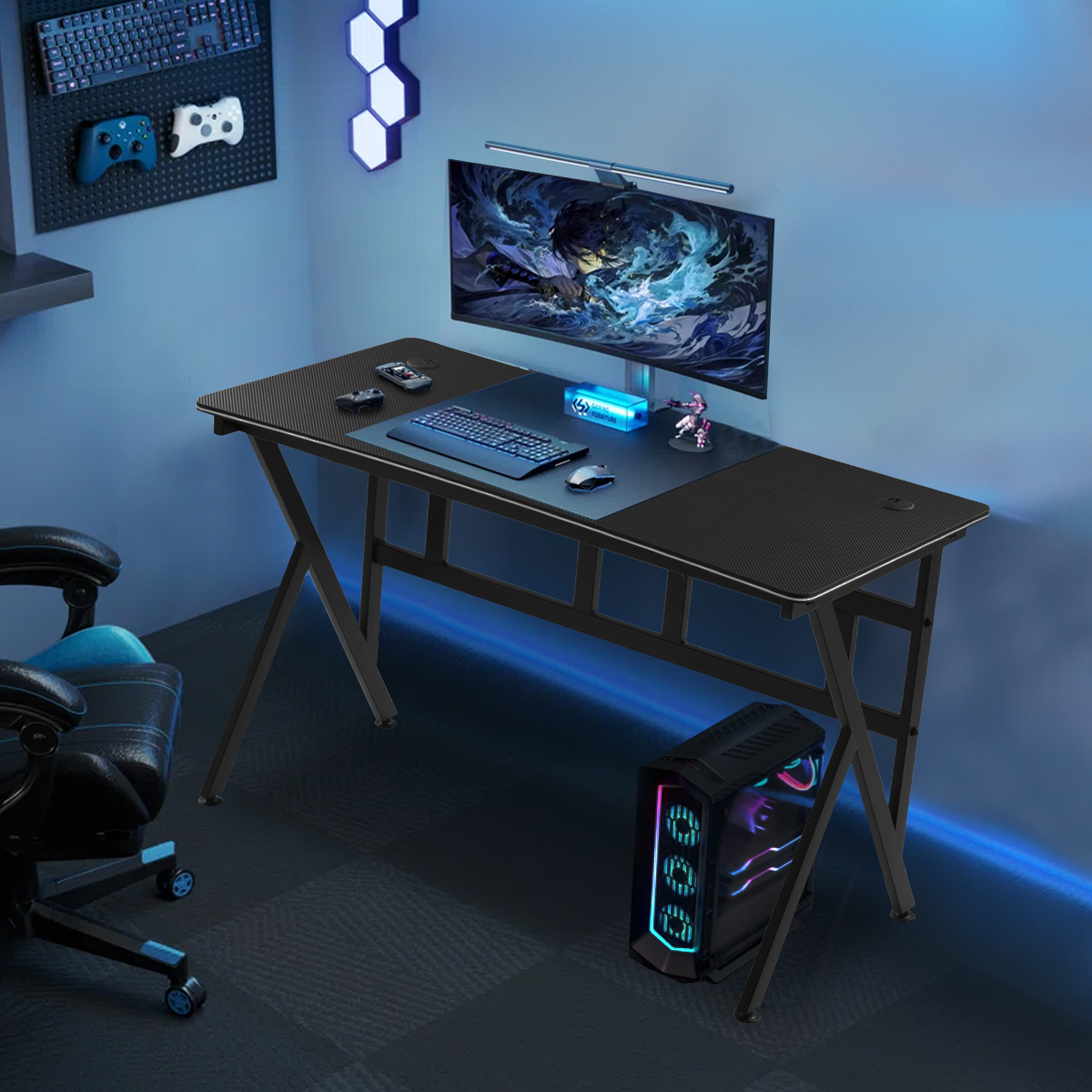 Foto 1 | Escritorio Gamer Mobi Aloy Negro Perfecto Para Juegos