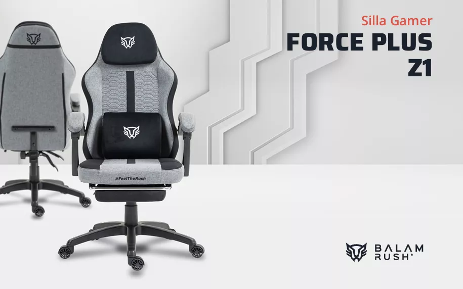 Foto 2 | Silla Gamer Force Plus Z1 Balam Rush, Inclinación 135°