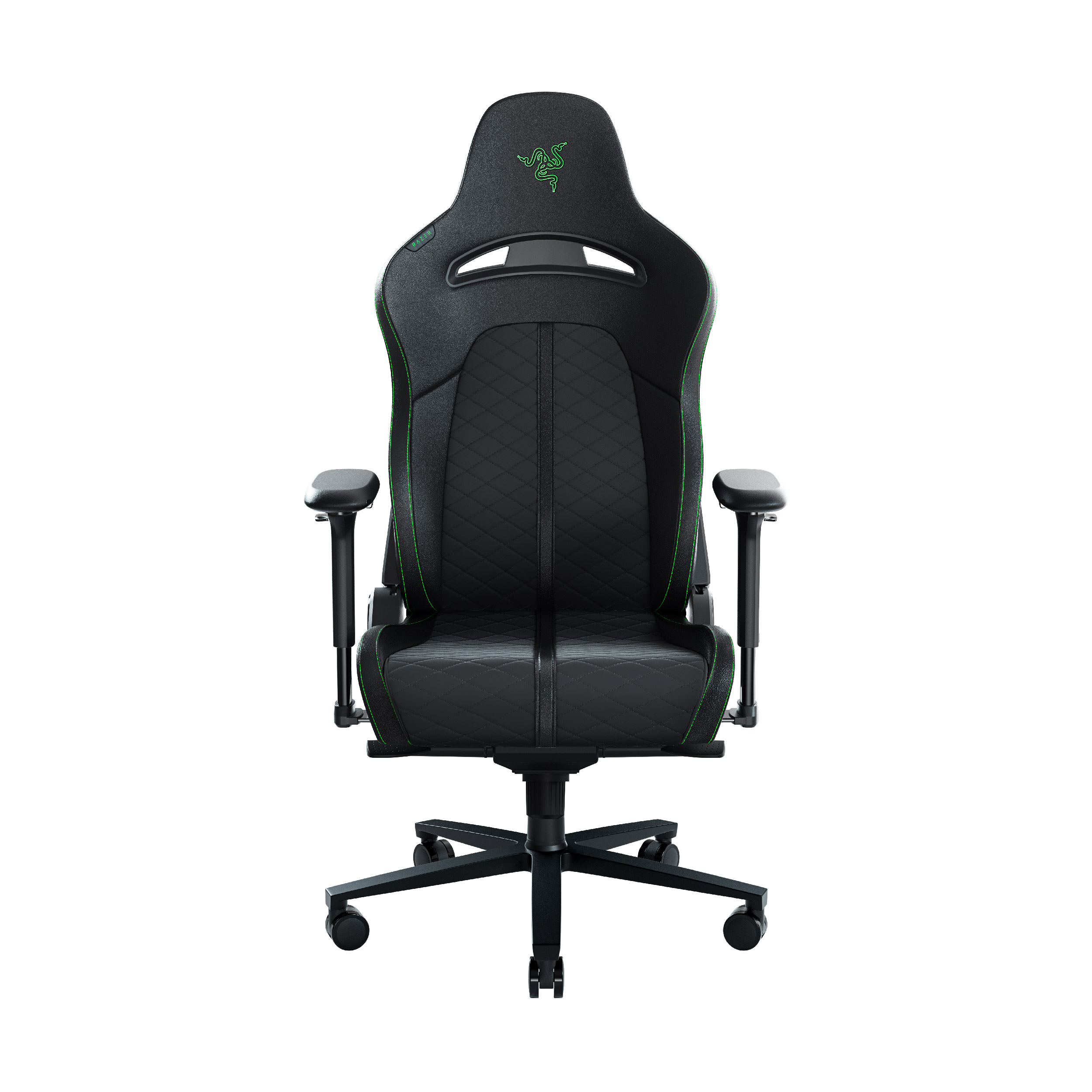 Silla Gamer Razer Enki Gaming Incluye Almohadilla Negro Con Verde
