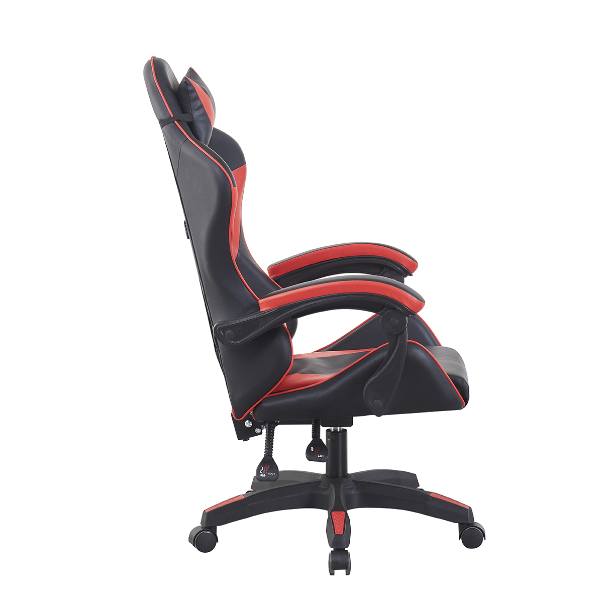 Foto 5 pulgar | Silla Gamer Mobi Asher Negro Con Rojo Ergonómica