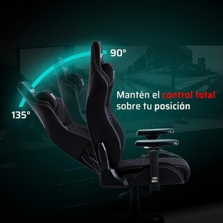 Foto 2 | Silla Gamer Balam Rush Ultimate Super U5 Ergonomica Reclinable 135° 150kg Reposabrazos 4d Negro