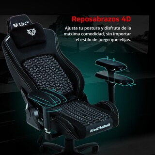 Foto 4 | Silla Gamer Balam Rush Ultimate Super U5 Ergonomica Reclinable 135° 150kg Reposabrazos 4d Negro