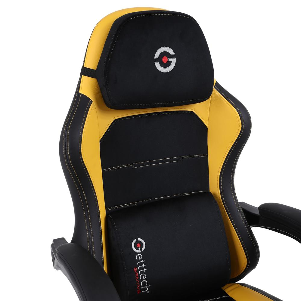 Foto 9 pulgar | Getttech Silla Gamer Gar-gaopy-g2-yl Hasta 120kg