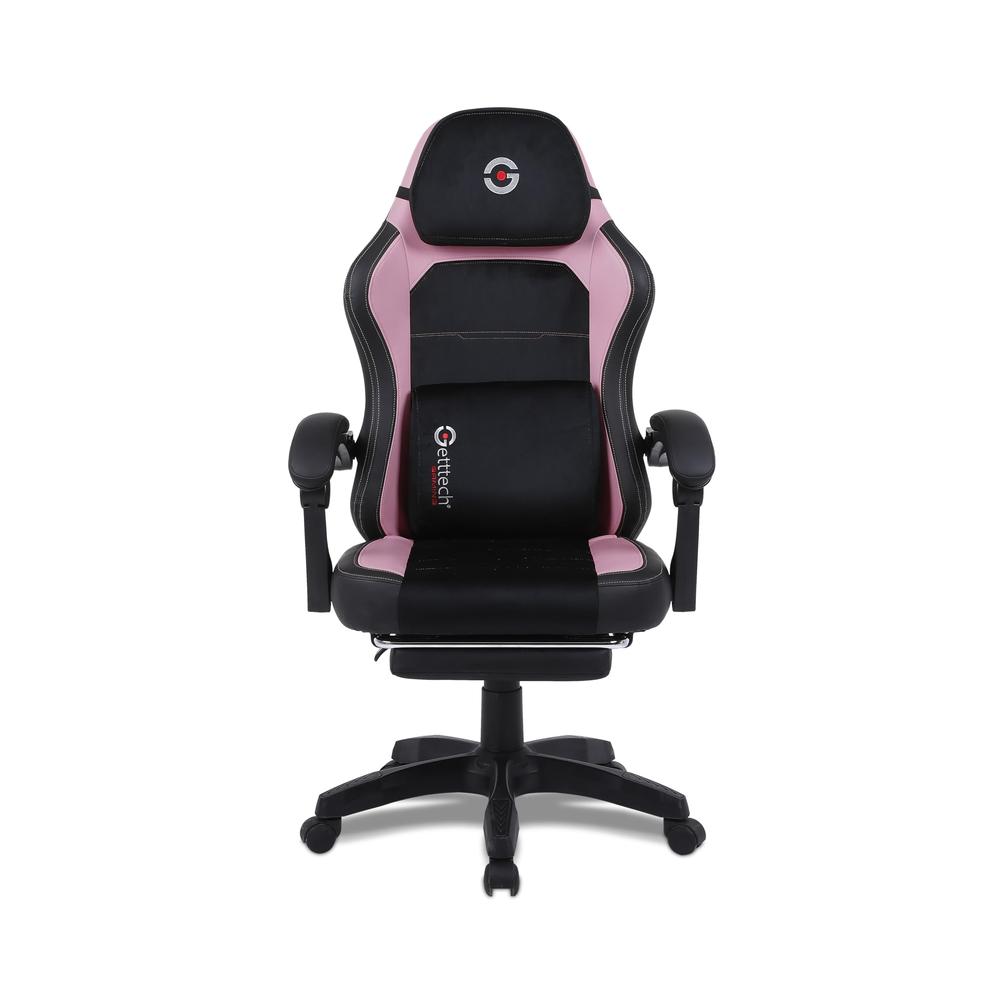 Foto 2 pulgar | Getttech Silla Gamer Gar-gaopy-g2-pk Hasta 120kg Rosa/negro