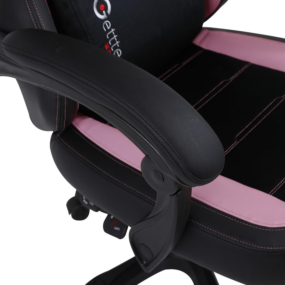 Foto 9 pulgar | Getttech Silla Gamer Gar-gaopy-g2-pk Hasta 120kg Rosa/negro