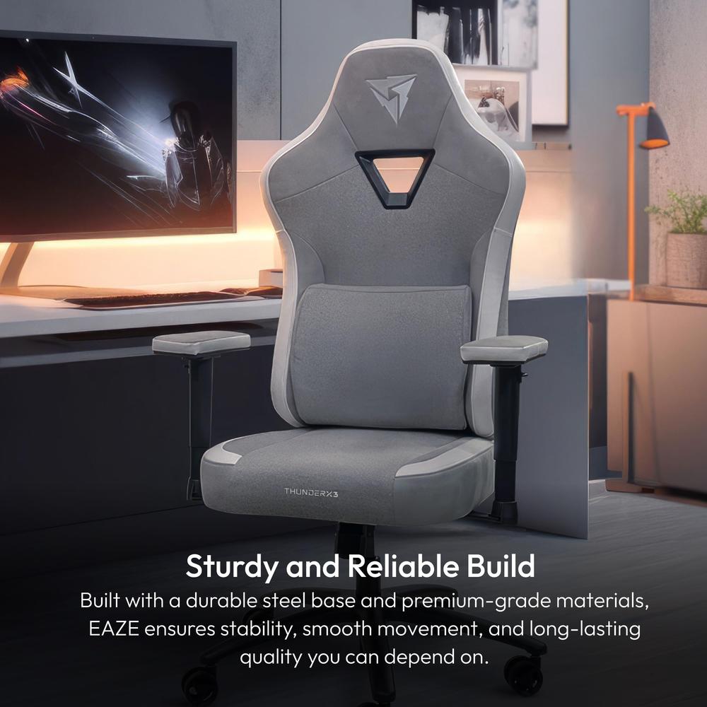 Foto 7 pulgar | Silla Gamer ThunderX3 Eaze Loft Gris Hasta 125 kg
