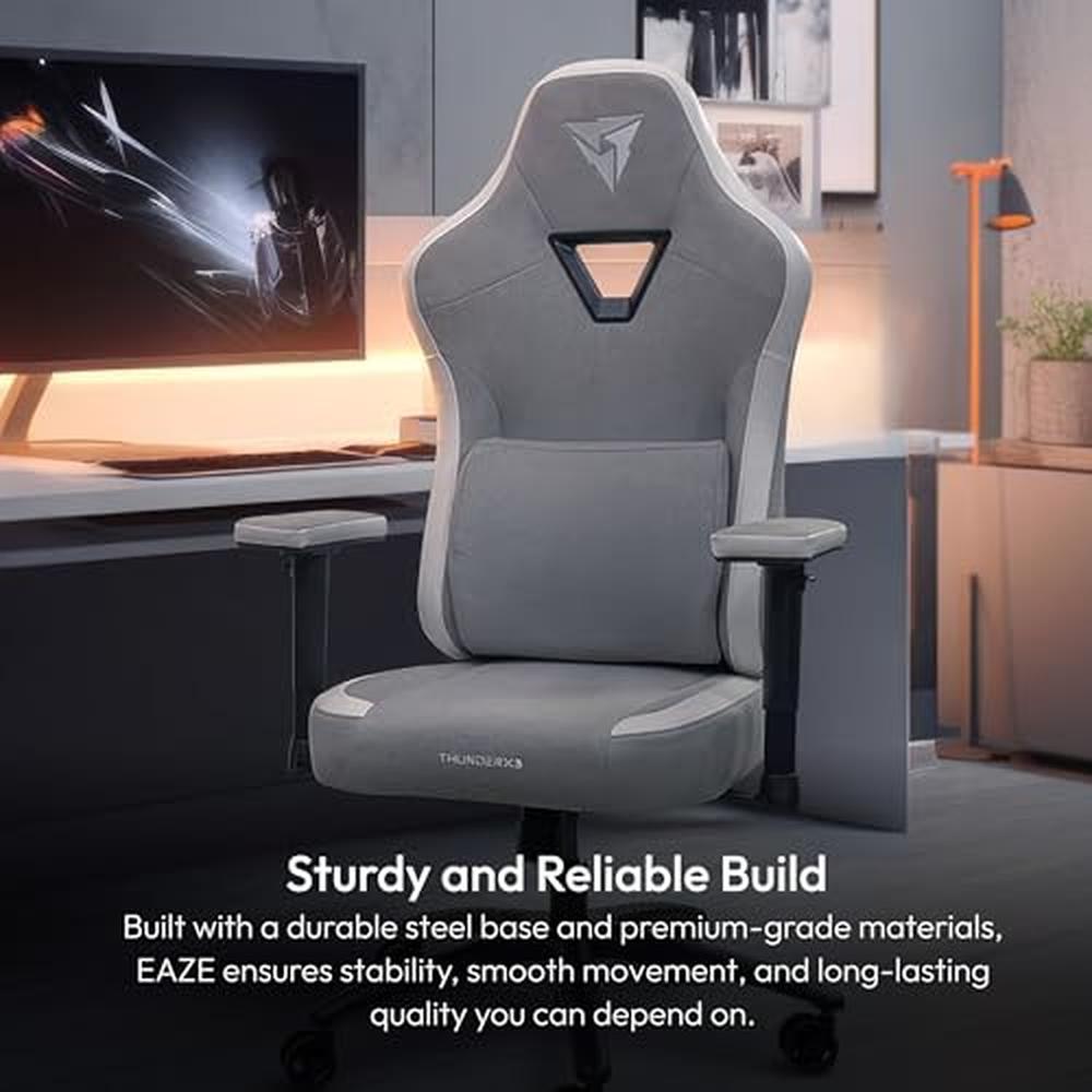 Foto 8 pulgar | Silla Gamer ThunderX3 Eaze Loft Gris Hasta 125 kg