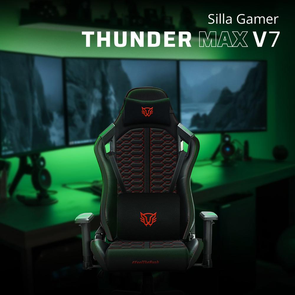 Foto 6 pulgar | Silla Gamer Balam Rush Reclinable Negra