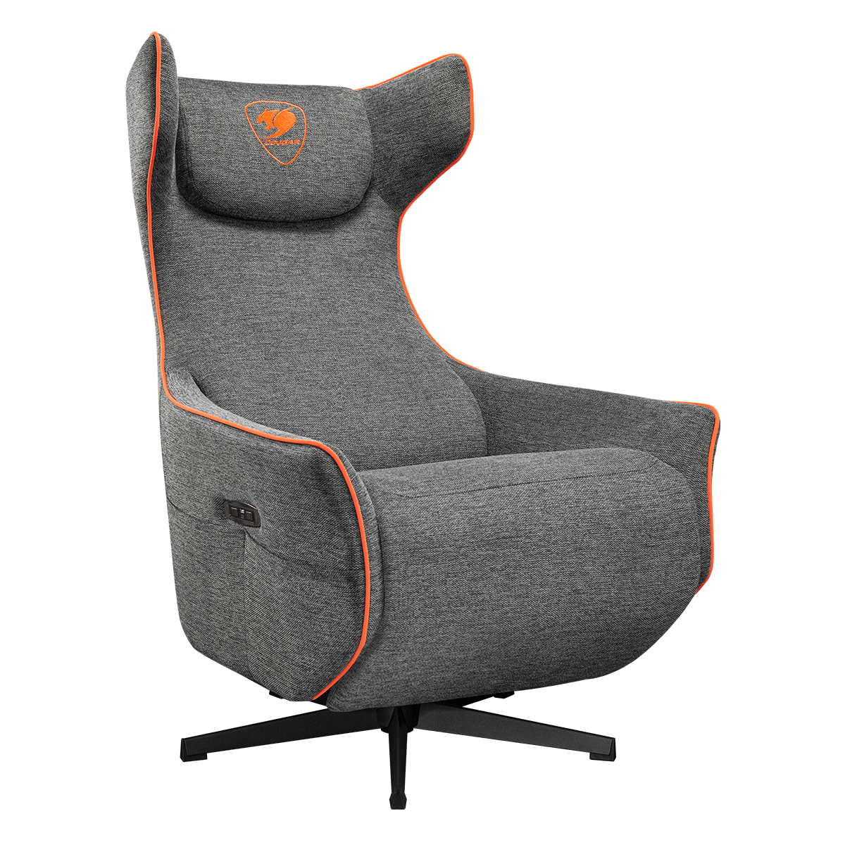 Foto 2 pulgar | Sillon Cougar Magus Gray/orange Reclinable Usb-c Usb-a 3mmgsgro.0002