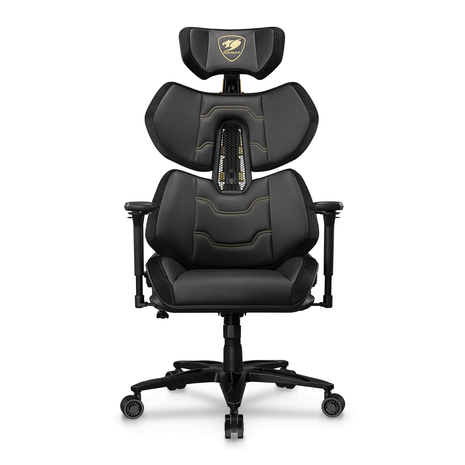Foto 2 pulgar | Silla Cougar Terminator Elite Black/gold Ergonica Soporta 130kg 3mtreglb.0001