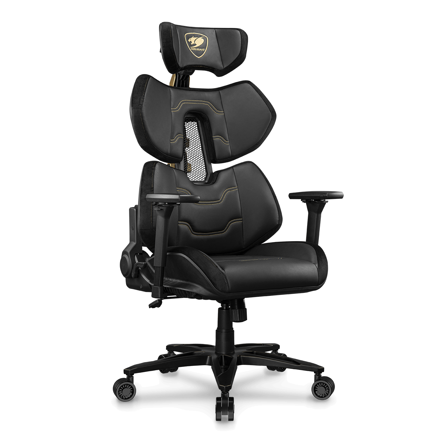 Foto 3 pulgar | Silla Cougar Terminator Elite Black/gold Ergonica Soporta 130kg 3mtreglb.0001