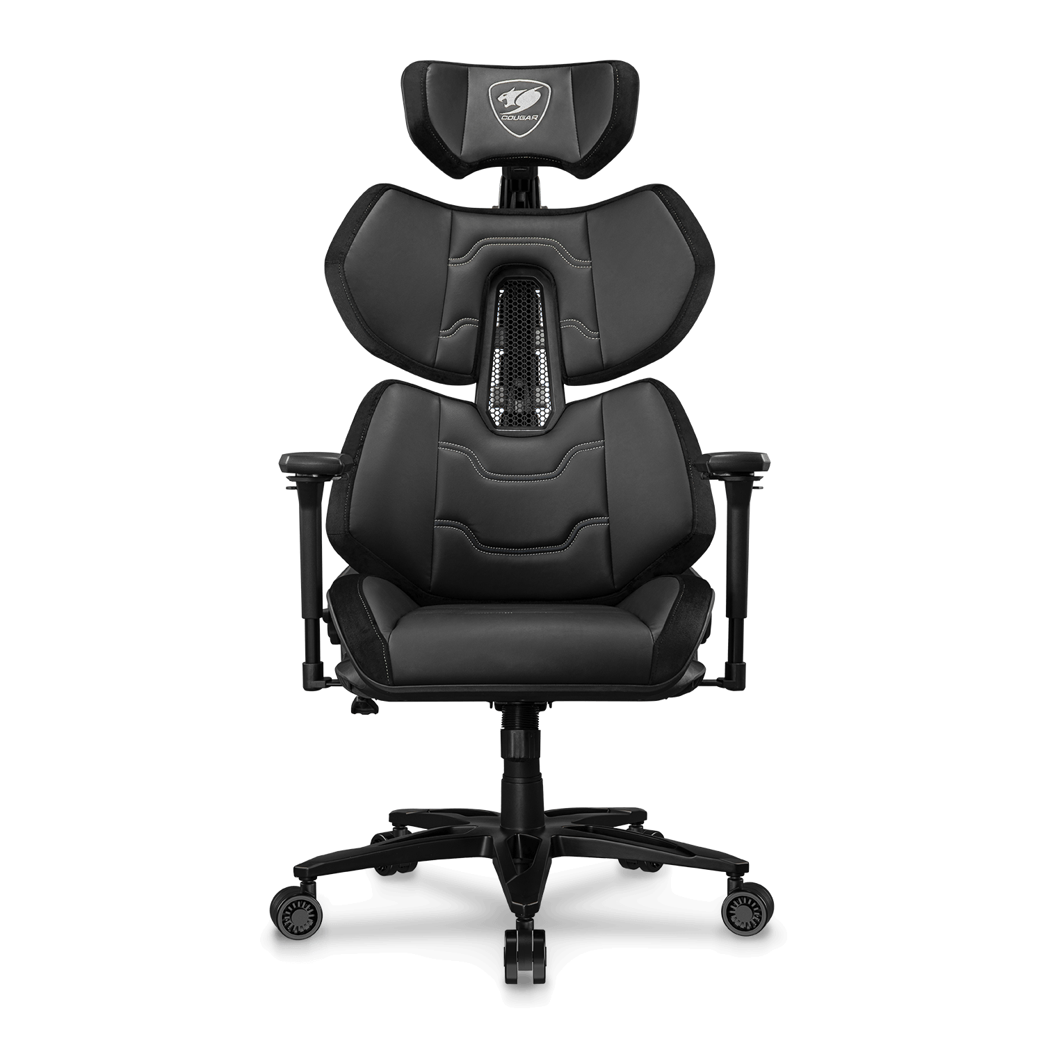 Foto 2 pulgar | Silla Cougar Terminator Elite Black/silver Ergonica Soporta 130kg 3mtreslb.0001