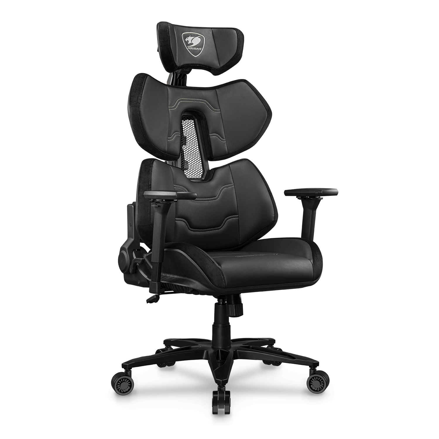 Foto 3 pulgar | Silla Cougar Terminator Elite Black/silver Ergonica Soporta 130kg 3mtreslb.0001