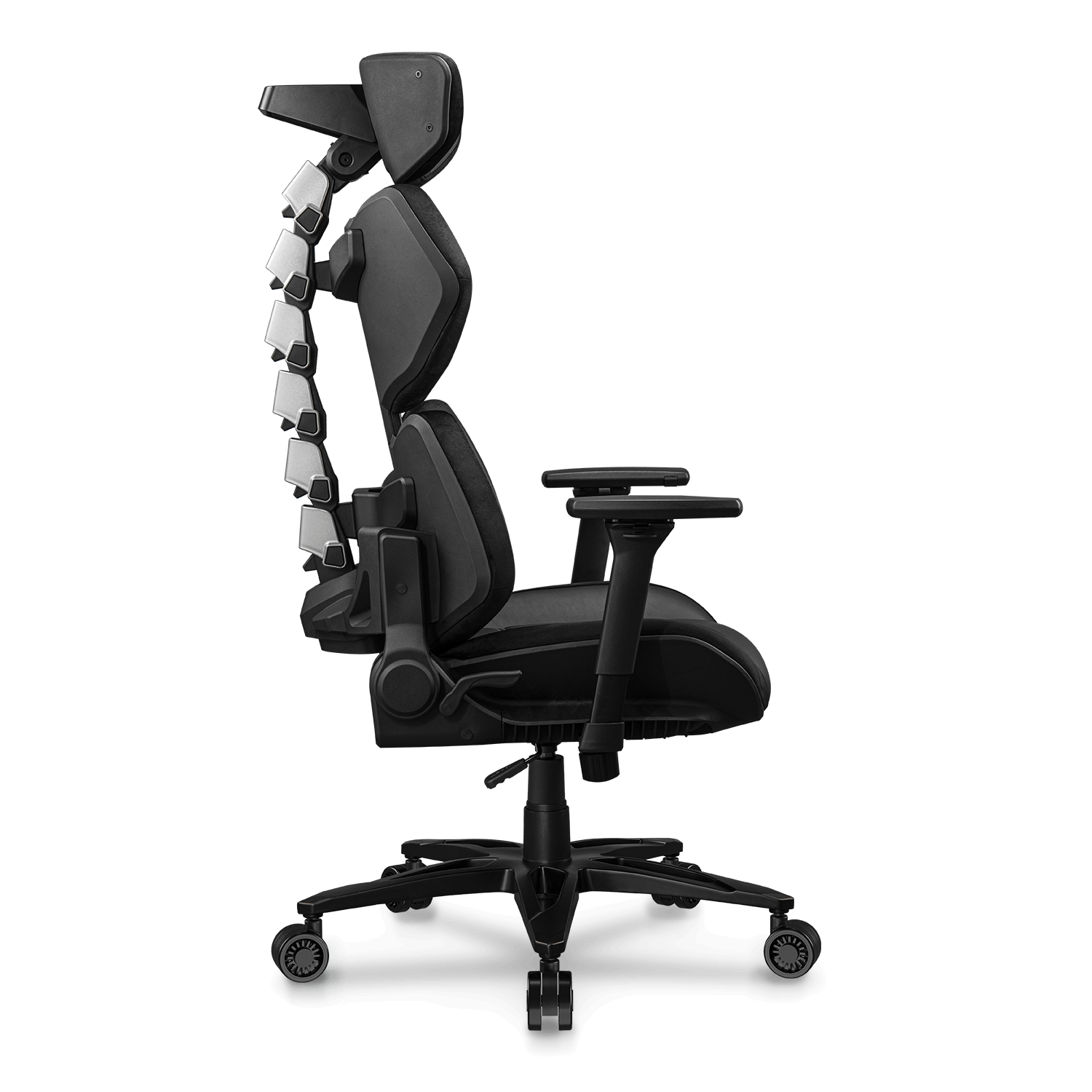 Foto 4 pulgar | Silla Cougar Terminator Elite Black/silver Ergonica Soporta 130kg 3mtreslb.0001