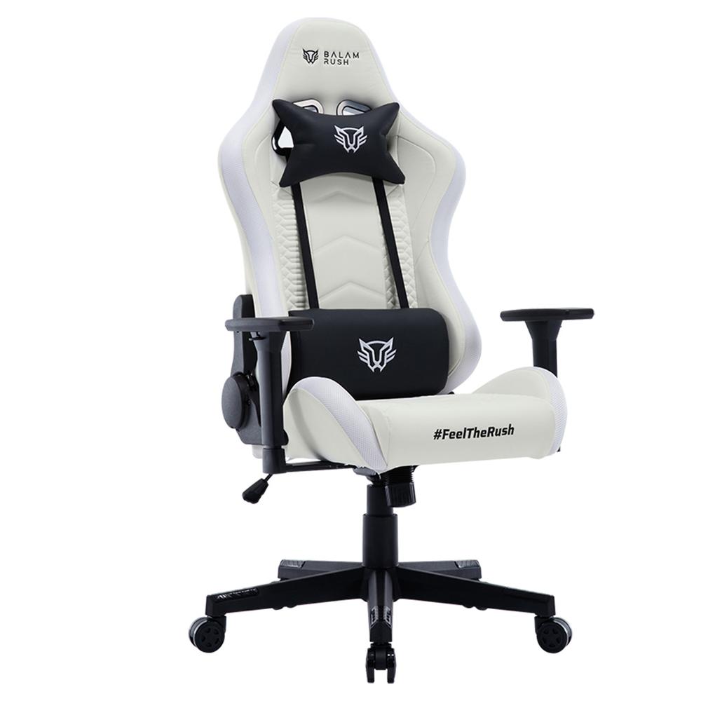 Foto 4 pulgar | Silla Gamer Balam Rush Lightning V2 Rgb Reclinable 3d Piston Clase 4 Blanco Br-940573