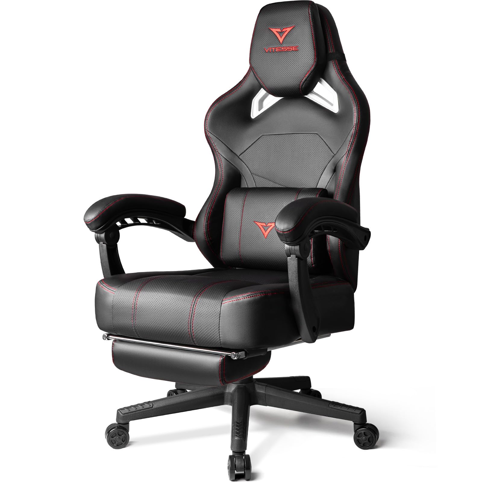 Foto 1 | Silla Para Videojuegos Vitesse, Grande Y Alta, 181 Kg, Con Reposapiés, Tapa De 400 Libras. - Venta Internacional.