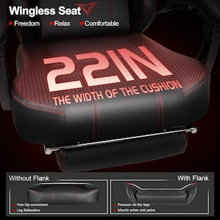 Foto 3 | Silla Para Videojuegos Vitesse, Grande Y Alta, 181 Kg, Con Reposapiés, Tapa De 400 Libras. - Venta Internacional.