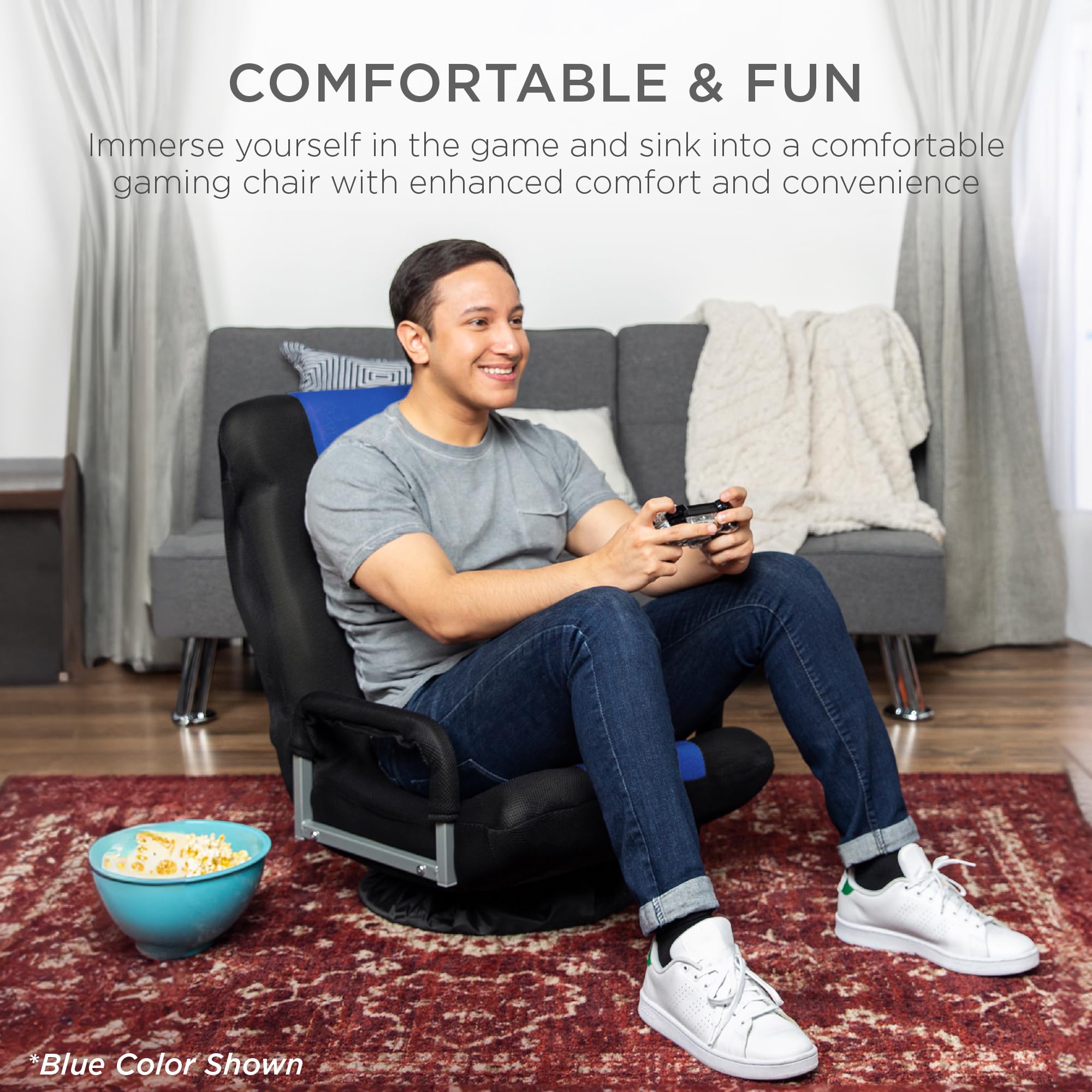 Foto 6 | Silla Para Videojuegos Best Choice Products, Gira 360° Con Soporte Lumbar - Venta Internacional.