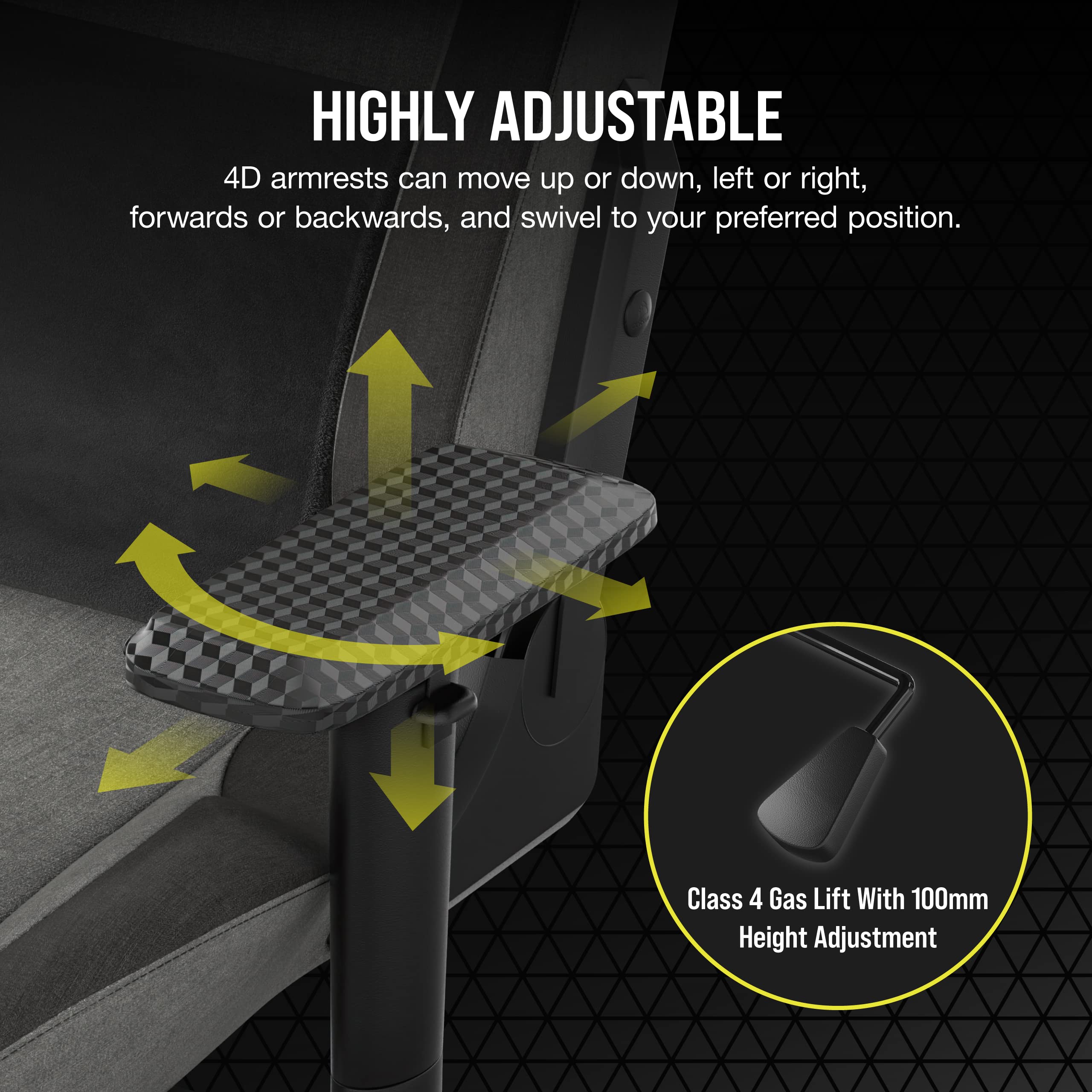 Foto 6 pulgar | Silla Para Videojuegos Corsair T3 Rush Fabric 2023 Con Cojín Para El Cuello - Venta Internacional.