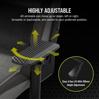 Foto 5 | Silla Para Videojuegos Corsair T3 Rush Fabric 2023 Con Cojín Para El Cuello - Venta Internacional.