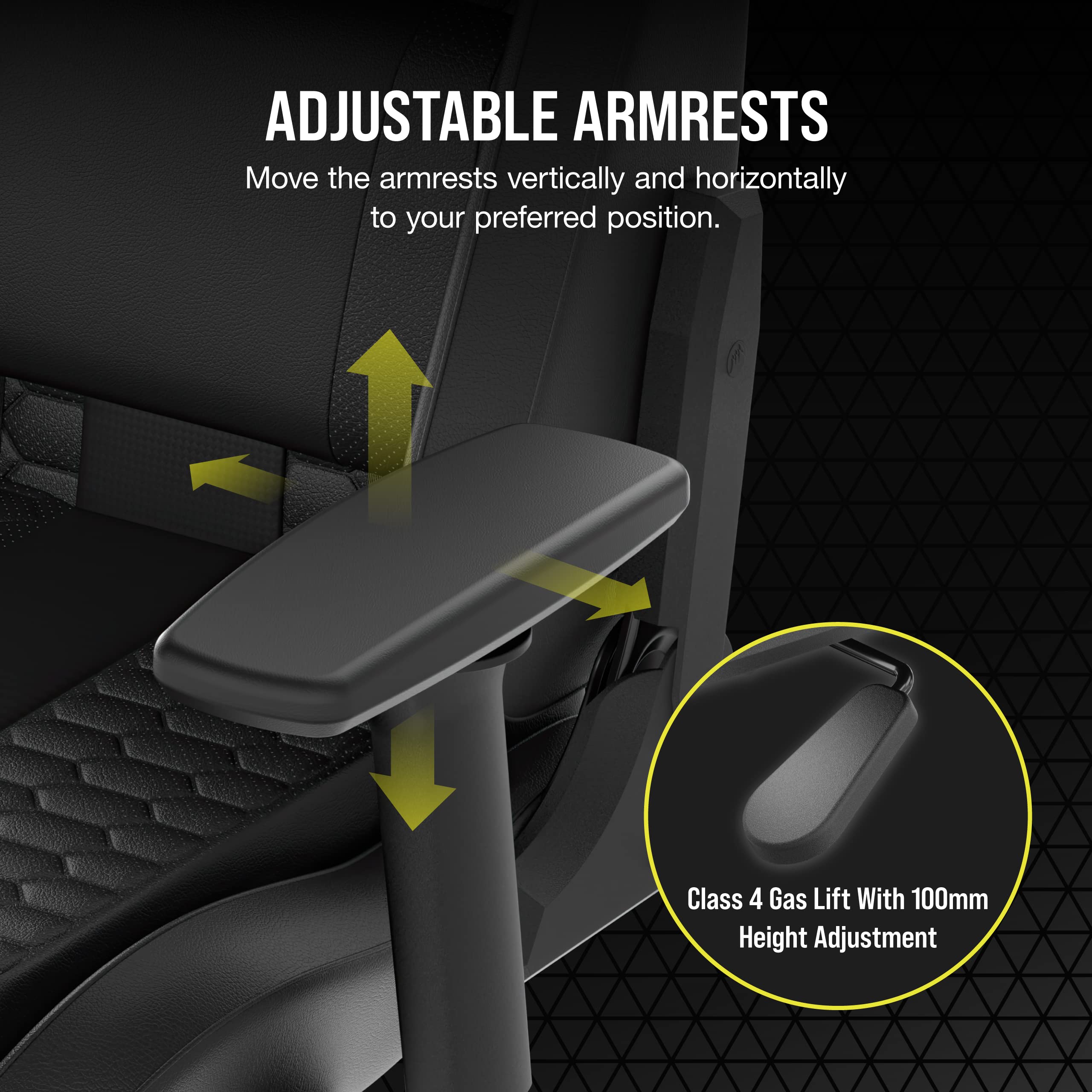 Foto 4 | Silla Para Juegos Corsair Tc100 Relaxed Negra De Piel Sintética - Venta Internacional.