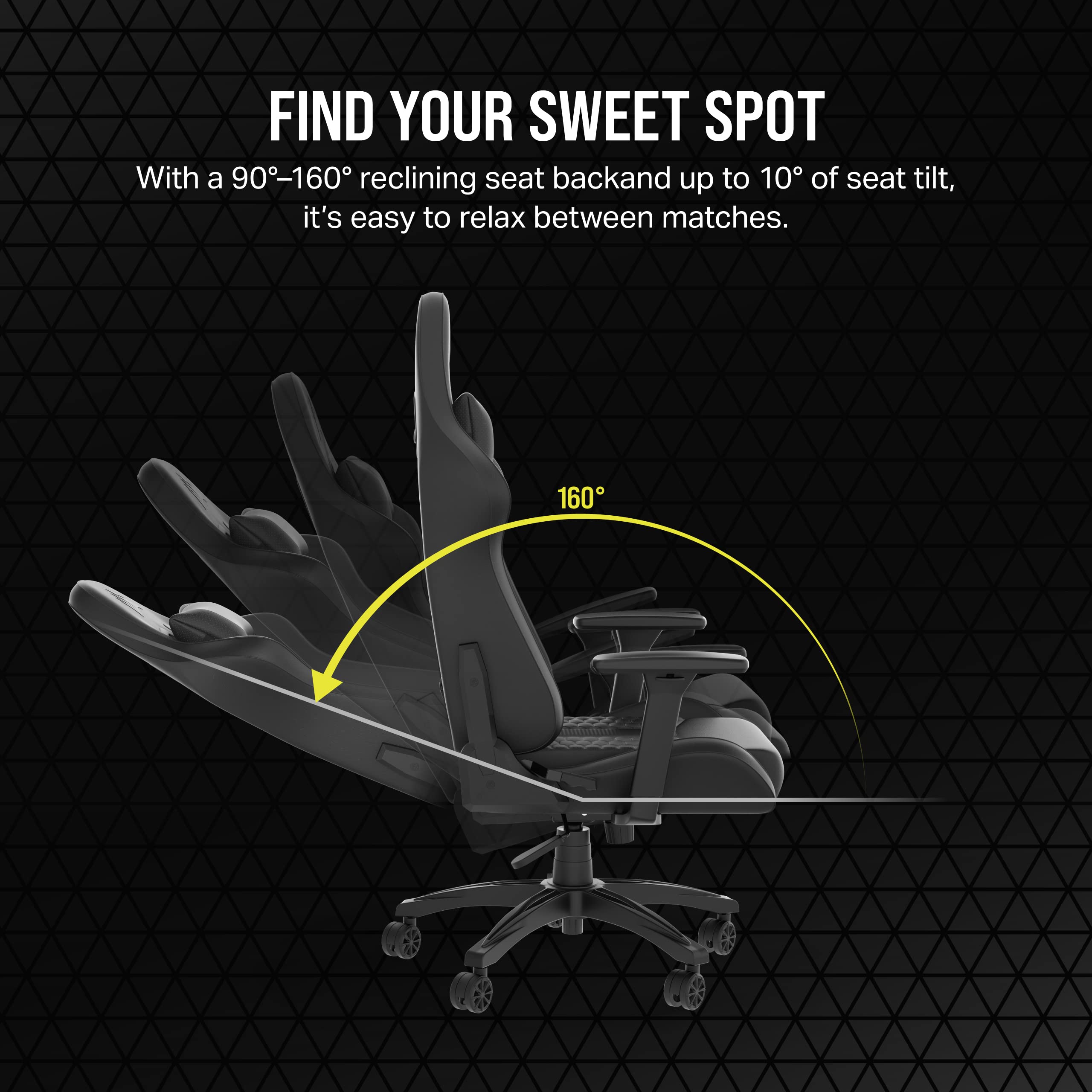 Foto 6 pulgar | Silla Para Juegos Corsair Tc100 Relaxed Negra De Piel Sintética - Venta Internacional.