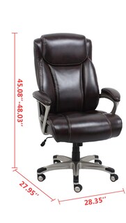 Foto 2 | Silla De Escritorio Amazon Basics Big & Tall Executive Negra - Venta Internacional.
