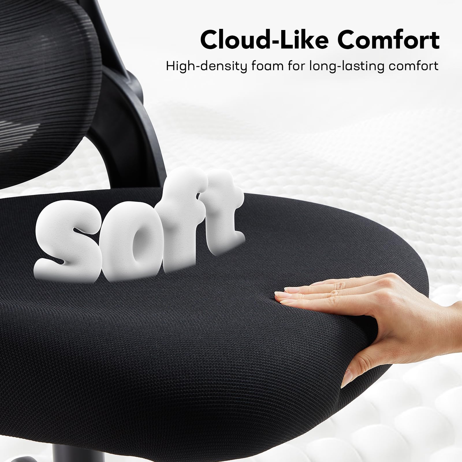 Foto 6 | Silla De Oficina Huanuo Ergonómica Con Respaldo Alto Y Soporte Lumbar - Venta Internacional.