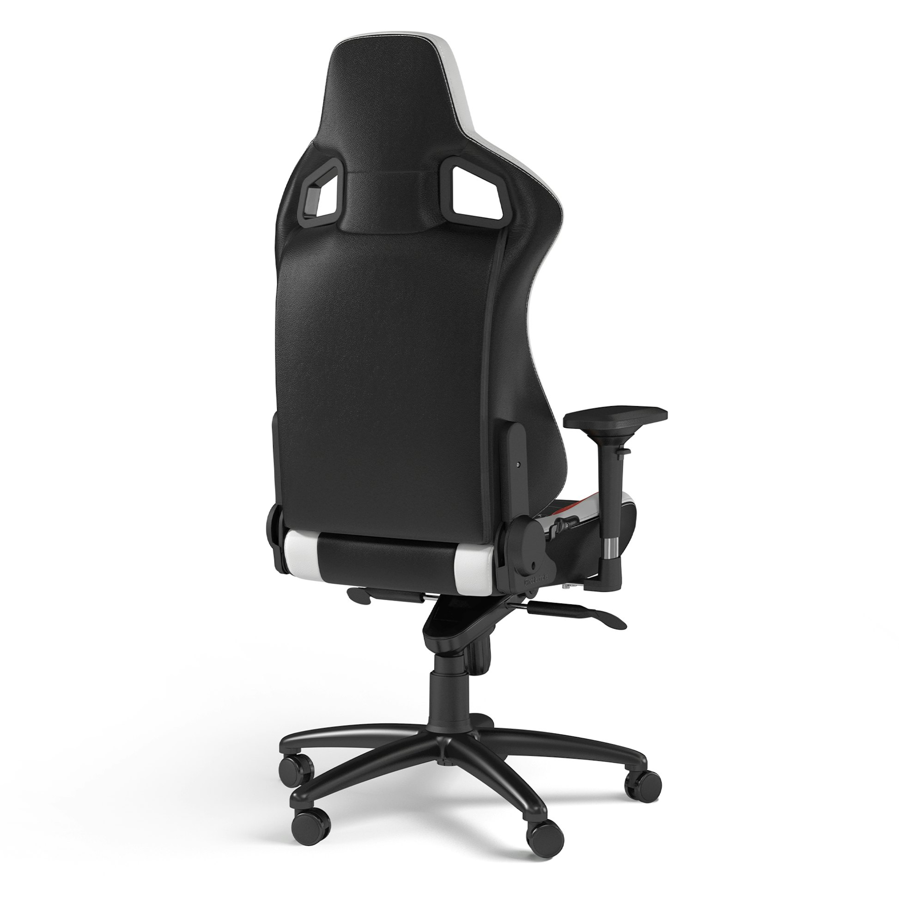 Foto 3 pulgar | Silla Gamer Noblechairs Epic de Cuero Real Negra