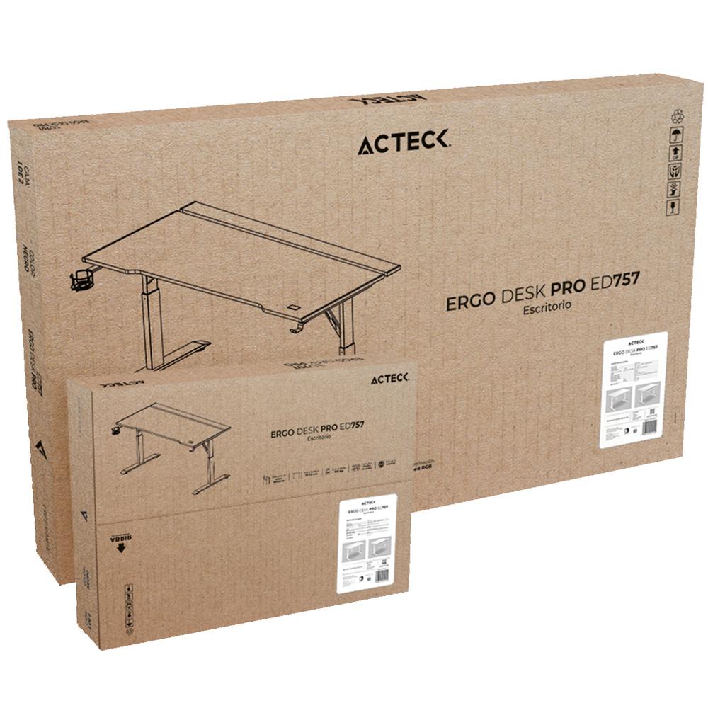 Foto 6 | Escritorio Acteck Ergo Desk Pro Ed757 Ergonimico Hasta 100kg 3 Ajustes De Altura Iluminación Rgb + P