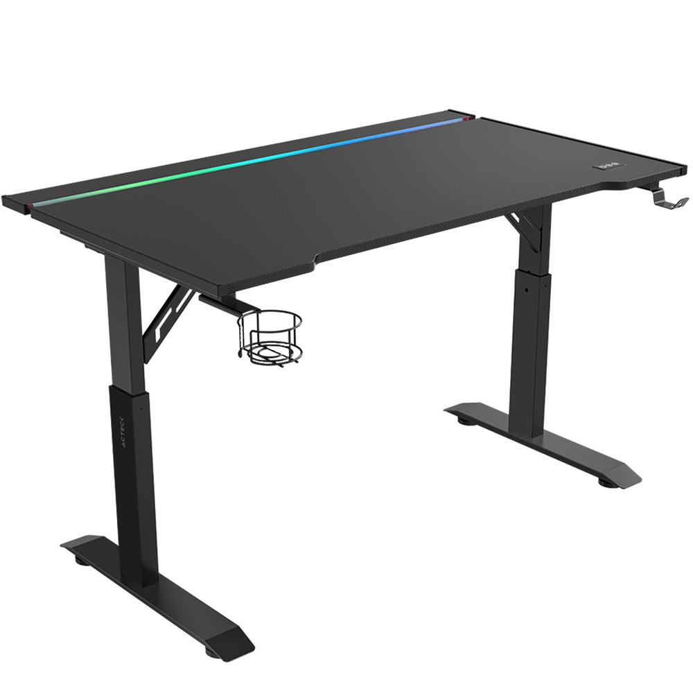 Foto 3 pulgar | Escritorio Acteck Ergo Desk Pro Ed757 Ergonimico Hasta 100kg 3 Ajustes De Altura Iluminación Rgb + P