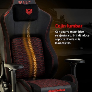 Foto 3 | Silla Gamer Balam Rush Ultimate Superb U7 Ergonomica Reclinable 135° 150kg Reposabrazos 4d Cojín Lum