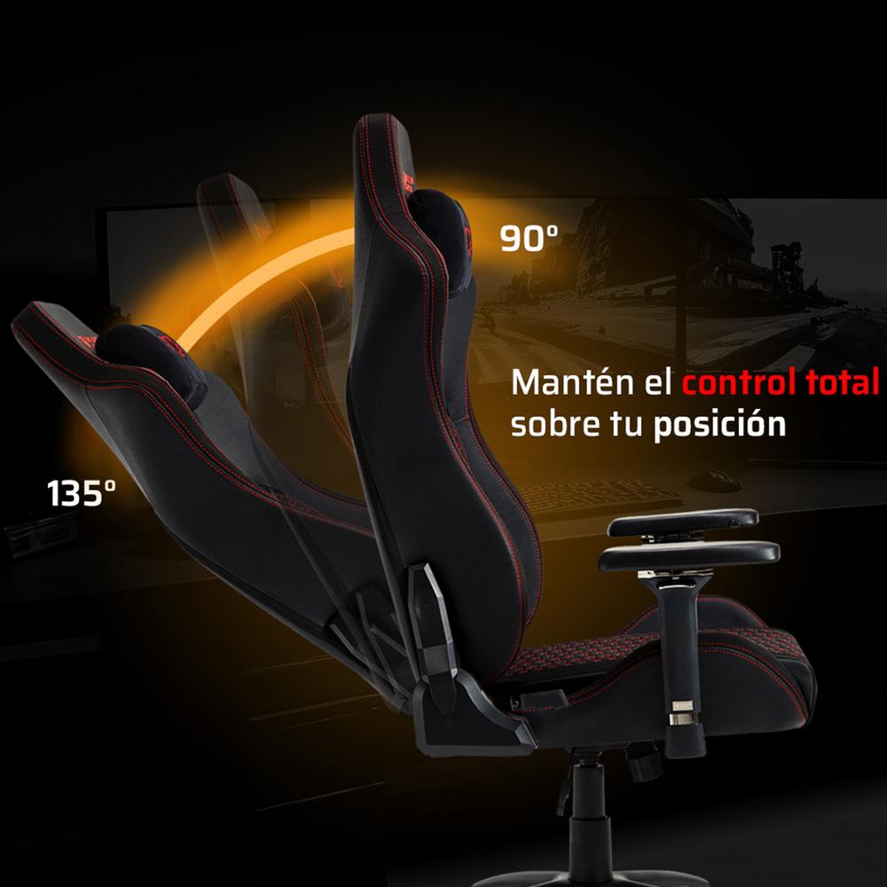 Foto 4 | Silla Gamer Balam Rush Ultimate Superb U7 Ergonomica Reclinable 135° 150kg Reposabrazos 4d Cojín Lum