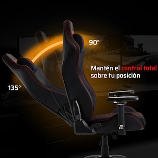 Foto 4 | Silla Gamer Balam Rush Ultimate Superb U7 Ergonomica Reclinable 135° 150kg Reposabrazos 4d Cojín Lum