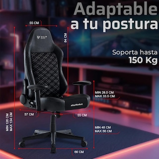 Foto 5 | Silla Gamer Balam Rush Thunder Euphoria V1 Ergonomica Reclinable 160° 150kg Reposabrazos 2d Cojín Ce