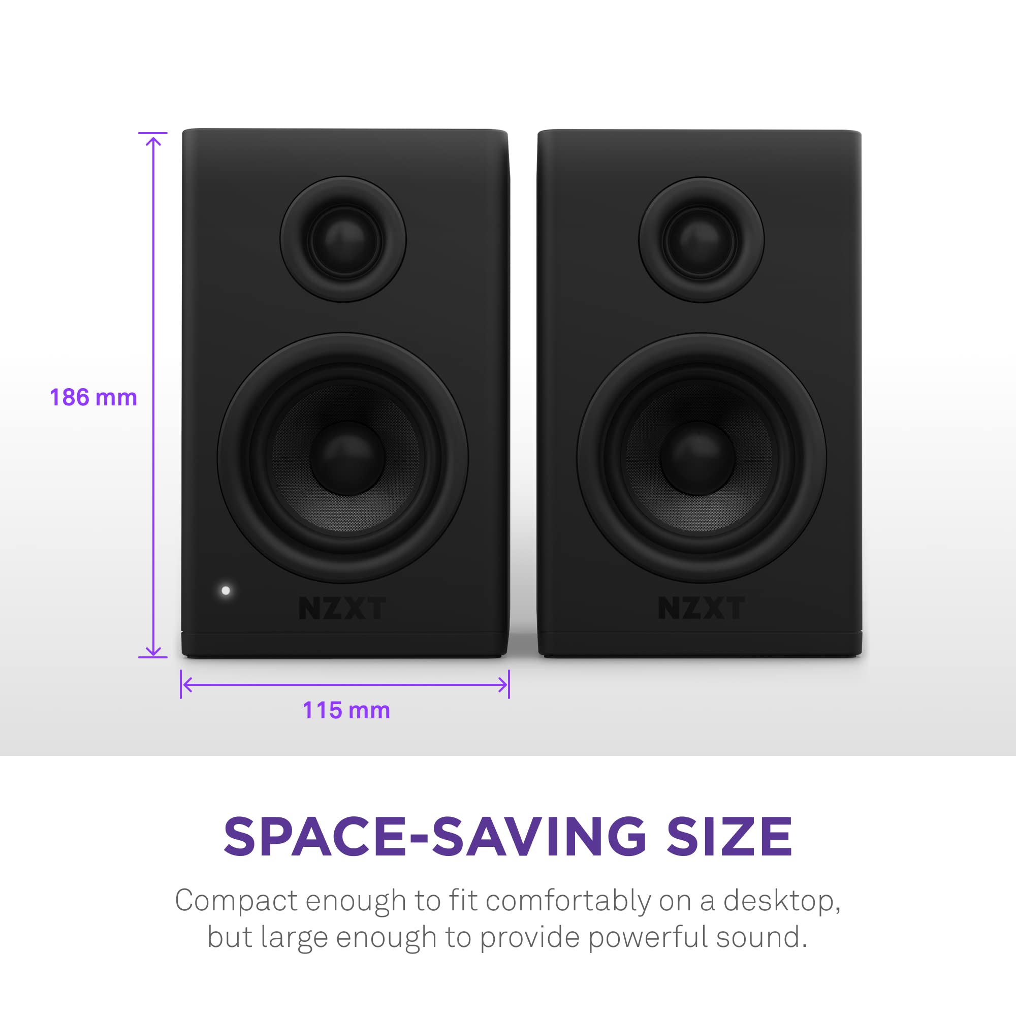 Foto 6 pulgar | Altavoces De Escritorio Para Juegos De Pc Nzxt Relay Ap-spkb2-us 80w - Venta Internacional.