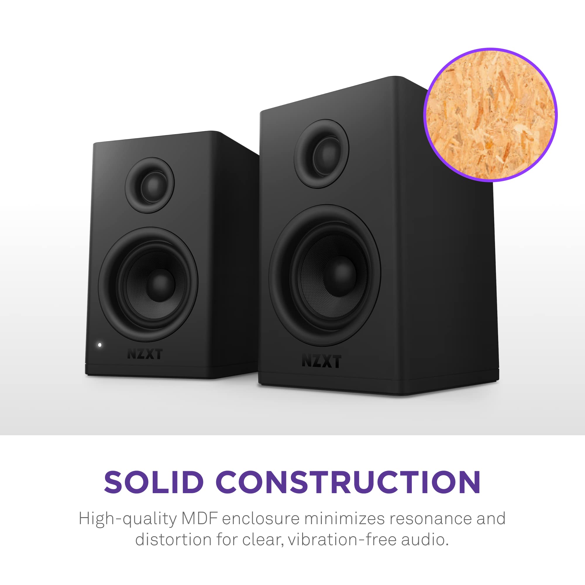 Foto 7 pulgar | Altavoces De Escritorio Para Juegos De Pc Nzxt Relay Ap-spkb2-us 80w - Venta Internacional.