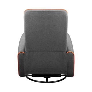 Foto 5 | Sillon Cougar Fidom Gray/orange Reclinable Giratorio 3mfdfgro.0001