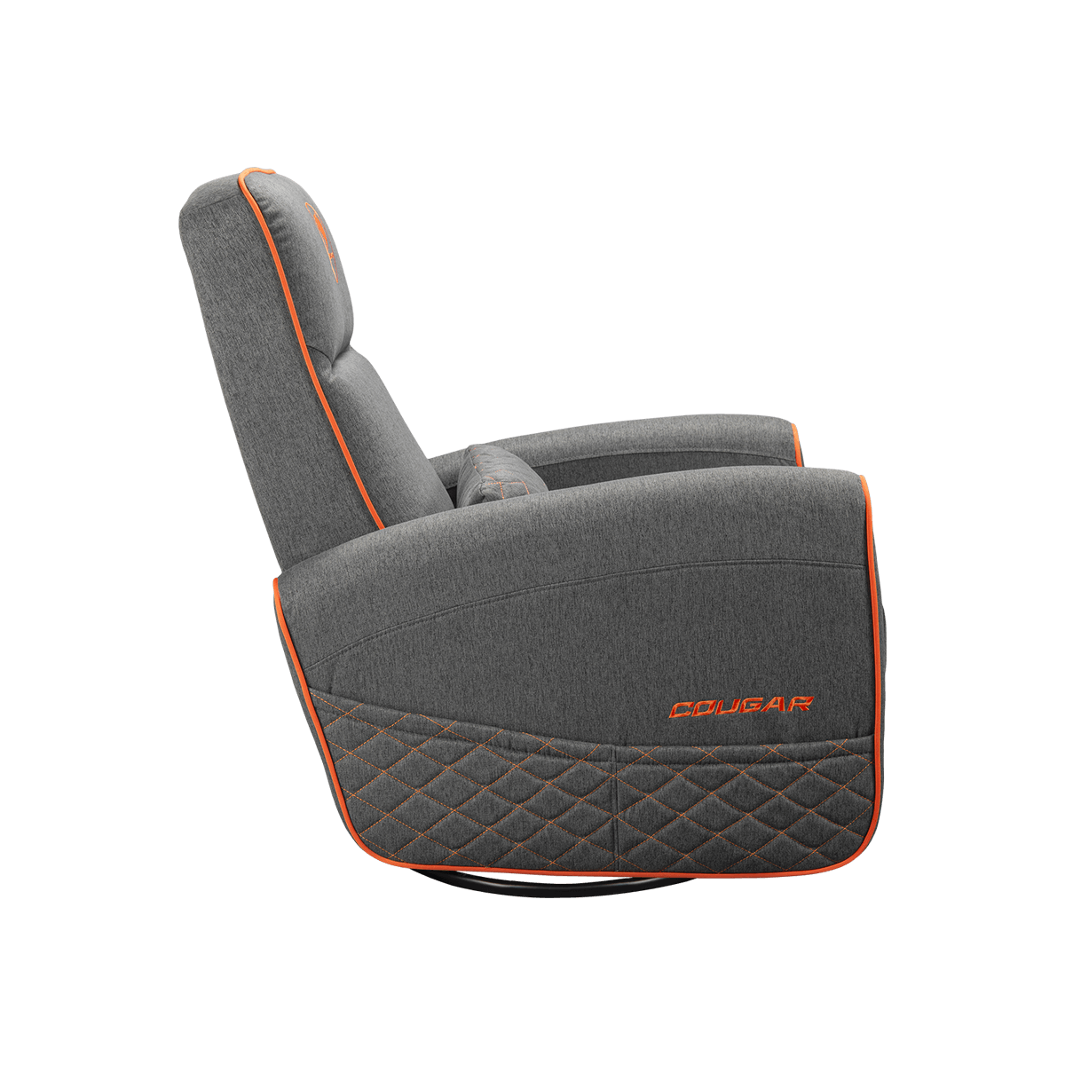Foto 7 pulgar | Sillon Cougar Fidom Gray/orange Reclinable Giratorio 3mfdfgro.0001