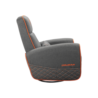Foto 6 | Sillon Cougar Fidom Gray/orange Reclinable Giratorio 3mfdfgro.0001