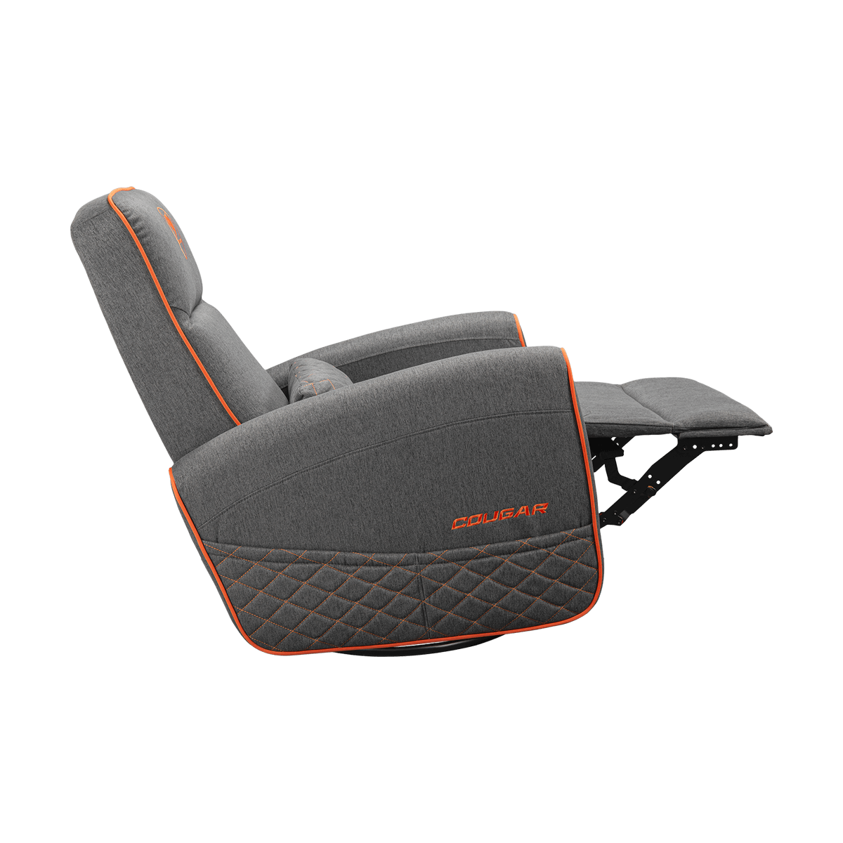 Foto 8 pulgar | Sillon Cougar Fidom Gray/orange Reclinable Giratorio 3mfdfgro.0001