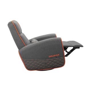 Foto 7 | Sillon Cougar Fidom Gray/orange Reclinable Giratorio 3mfdfgro.0001