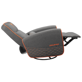 Foto 8 | Sillon Cougar Fidom Gray/orange Reclinable Giratorio 3mfdfgro.0001
