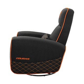 Foto 4 | Sillon Cougar Fidom Black/orange Reclinable Giratorio 3mfdforb.0001