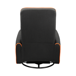 Foto 5 | Sillon Cougar Fidom Black/orange Reclinable Giratorio 3mfdforb.0001