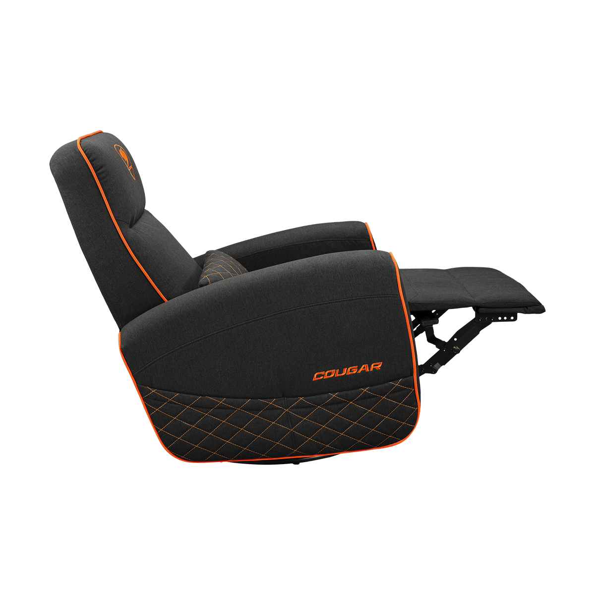 Foto 8 pulgar | Sillon Cougar Fidom Black/orange Reclinable Giratorio 3mfdforb.0001