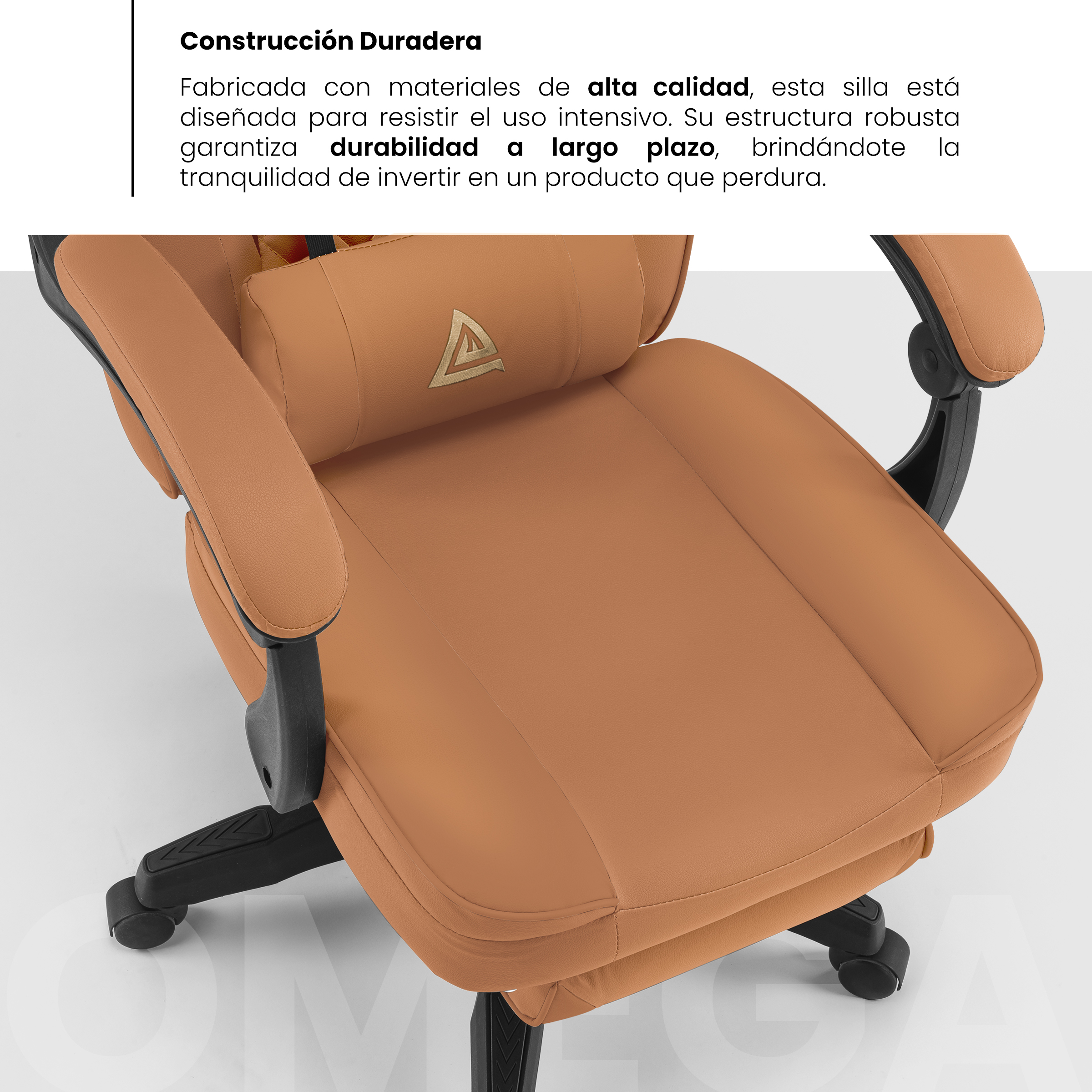 Foto 6 | Silla Gamer Playfever Omega Escritorio Ergonómica Reclinable Camel