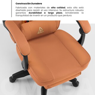 Foto 6 | Silla Gamer Playfever Omega Escritorio Ergonómica Reclinable Camel