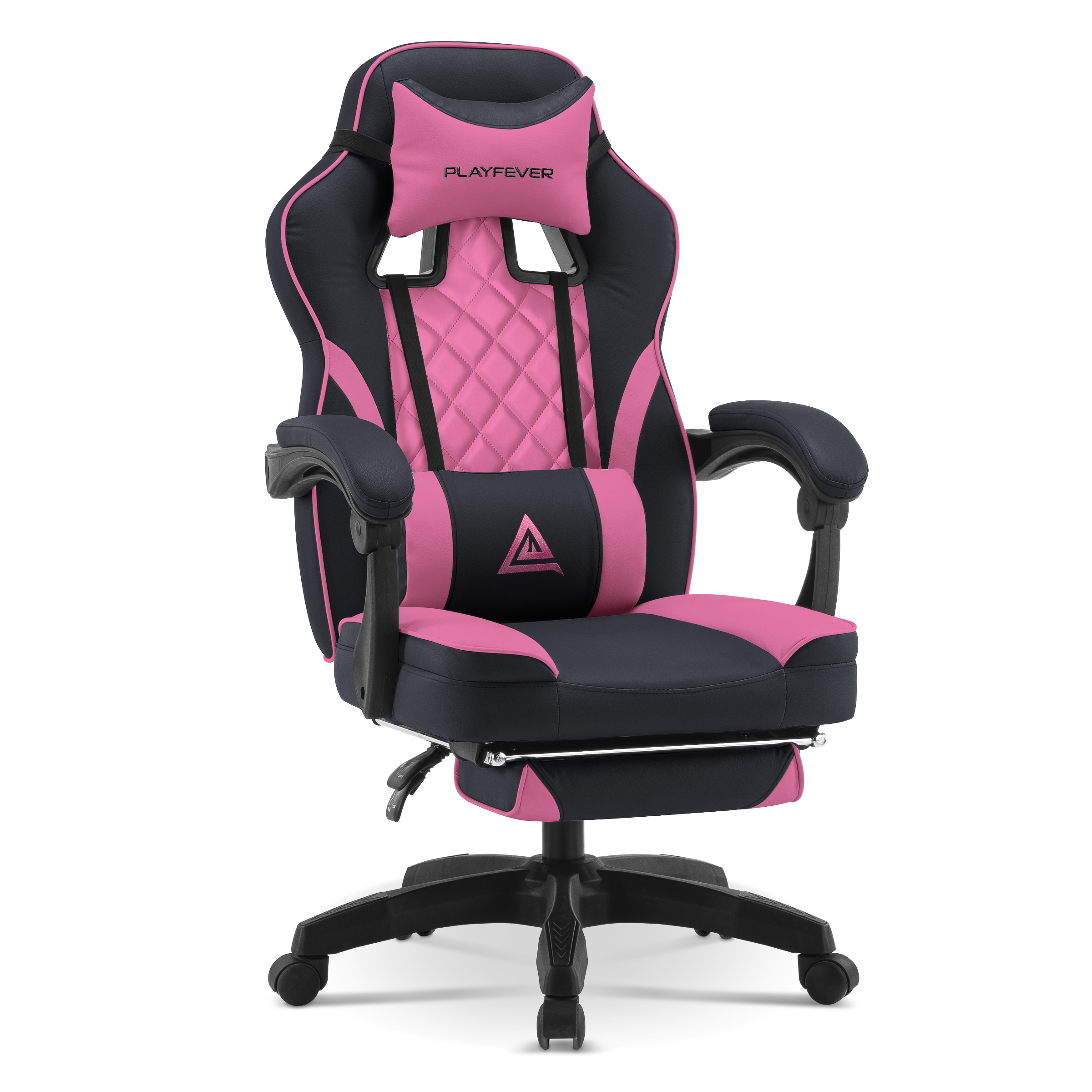 Foto 2 pulgar | Silla Gamer Playfever Omega Escritorio Ergonómica Reclinable Negro Rosa