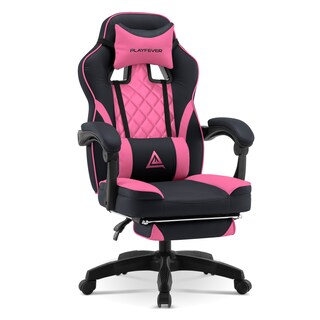 Foto 1 | Silla Gamer Playfever Omega Escritorio Ergonómica Reclinable Negro Rosa